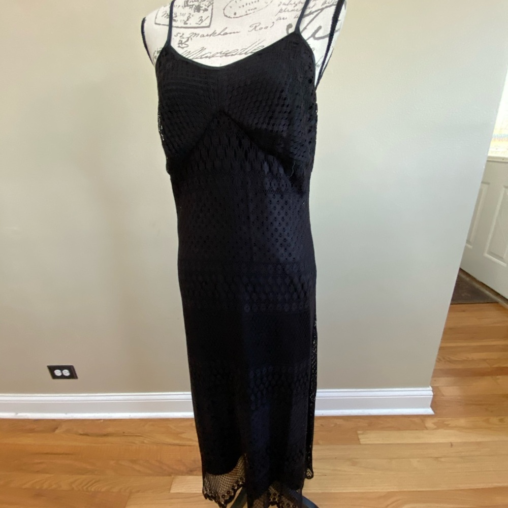 Vintage Helen Blake Black Maxi Dress